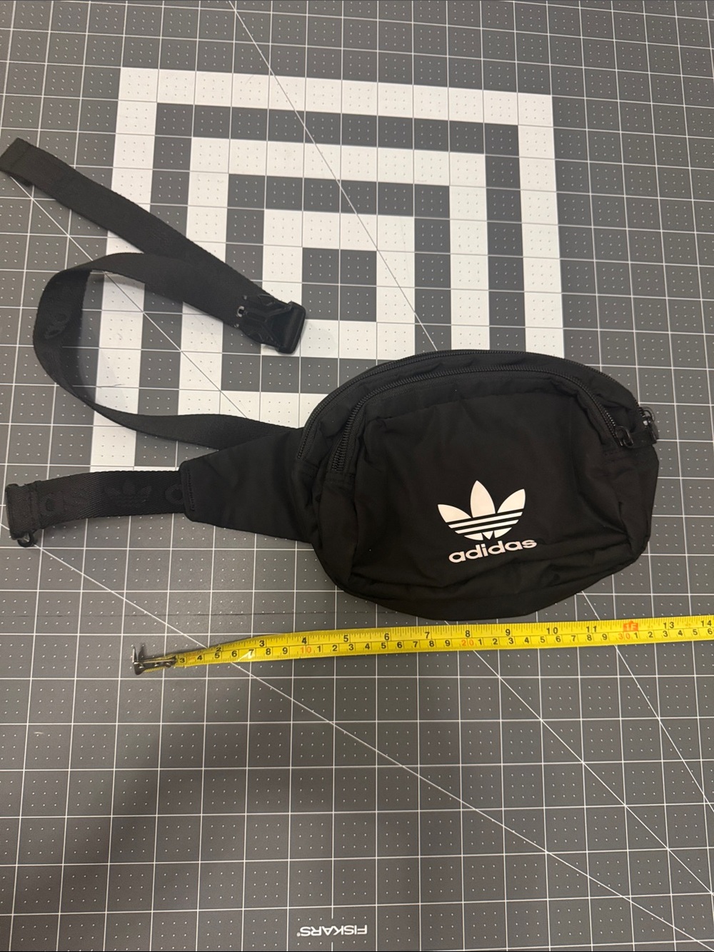 adidas Black Trefoil Belt Bag